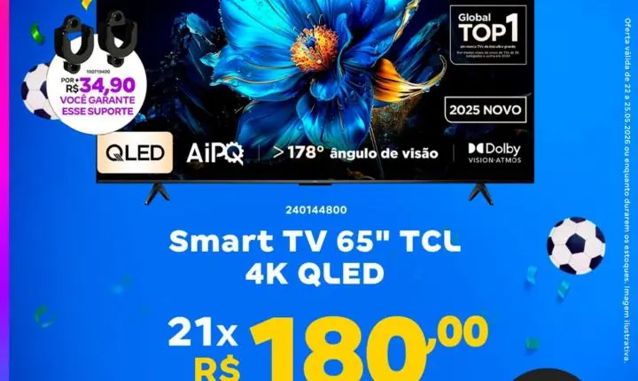 Magazine Luiza divulga ofertas especiais para domingo e segunda com TVs, celulares e eletrodomésticos