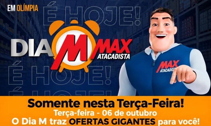 Max Atacadista promove Dia M com ofertas nesta terça-feira