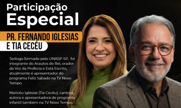 O Pr. Fernando Iglesias e a Tia Cecéu têm um convite especial para vocês!