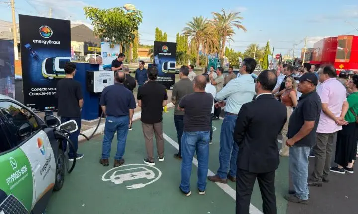 Olímpia amplia infraestrutura de mobilidade elétrica com novos eletropostos públicos