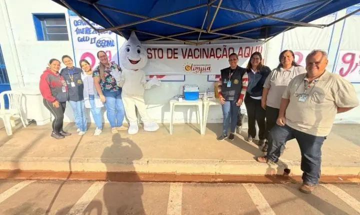 Olímpia amplia vacinação contra a gripe para toda a população e promove mobilização especial no bairro São José