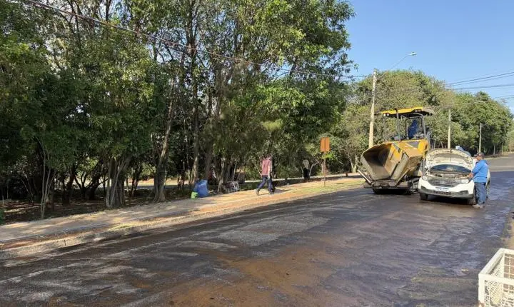 Olímpia inicia o maior programa de recapeamento asfáltico da história da cidade