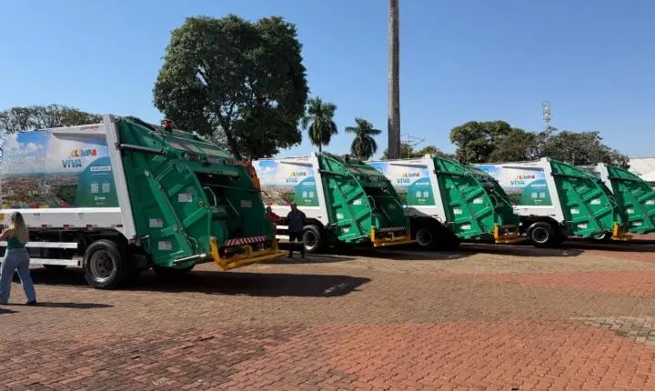 Olímpia Lança Programa Olímpia+Viva Com Apresentação Da Nova Frota De Limpeza Urbana