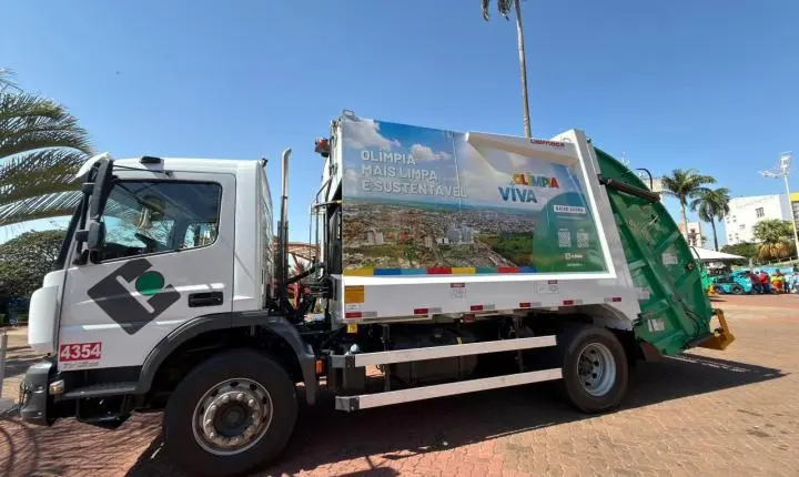 Olímpia Lança Programa Olímpia+Viva Com Apresentação Da Nova Frota De Limpeza Urbana