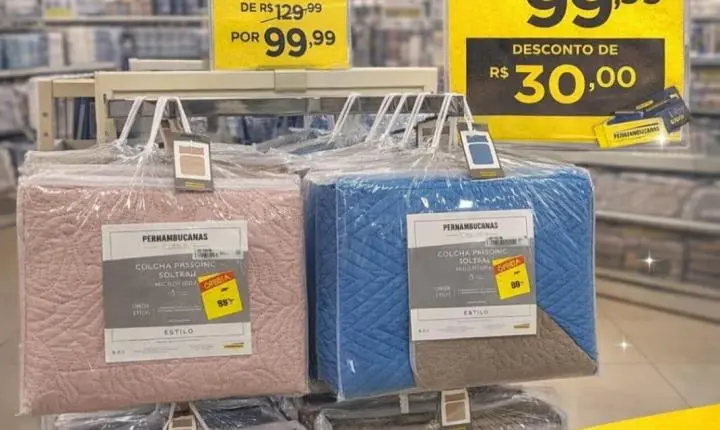 Pernambucanas Anuncia Descontos Em Colchas, Roupas De Cama E Cafeteiras