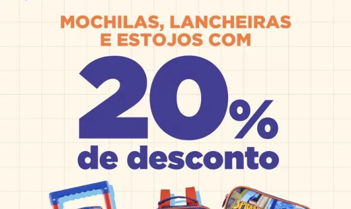    Pernambucanas Lança Campanha “Volta Às Aulas” Com 20% De Desconto Em Itens Escolares
