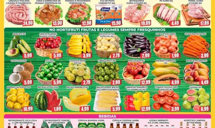 Pompéo Supermercado Lança Ofertas De Fim De Semana Com Variedade, Qualidade E Entrega Rápida!