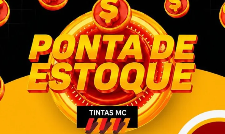 PONTA DE ESTOQUE TINTAS MC!