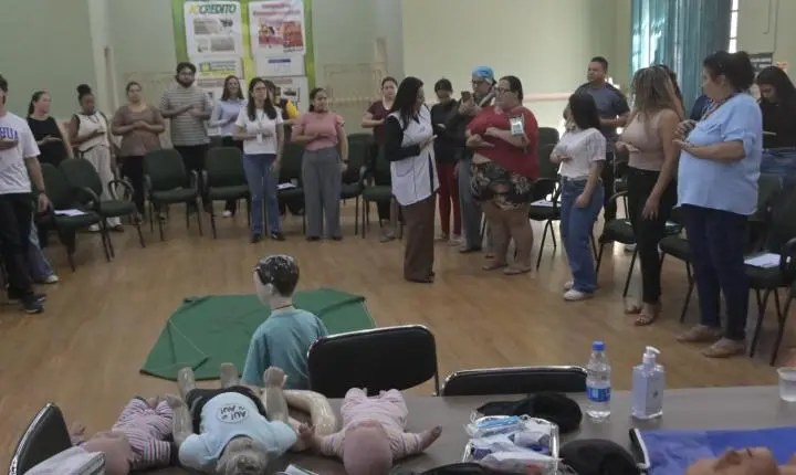 Prefeitura de Olímpia e Senar promovem curso de primeiros socorros para servidores e reforçam preparo em situações de emergência