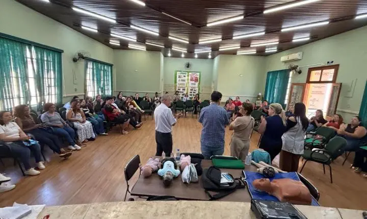 Prefeitura de Olímpia e Senar promovem curso de primeiros socorros para servidores e reforçam preparo em situações de emergência