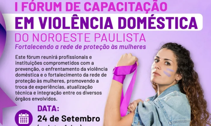 Prefeitura de Olímpia promove o 1° Fórum de Capacitação sobre Violência Doméstica nesta quinta (24)