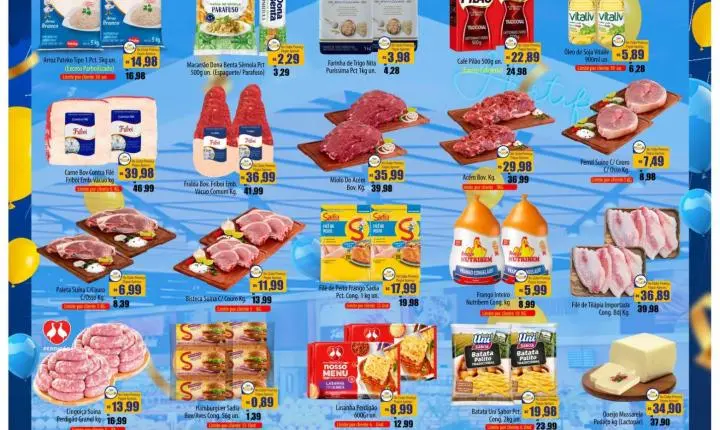 Proença Supermercados inicia mês de aniversário com ofertas especiais em comemoração aos 66 anos