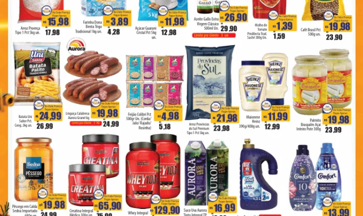 PROENÇA SUPERMERCADOS LANÇA NOVAS OFERTAS COM DESCONTOS EM HORTIFRÚTI, AÇOUGUE E ITENS DO DIA A DIA