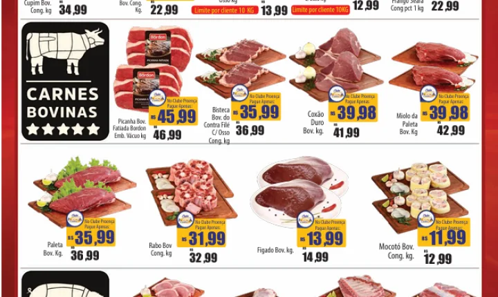 Proença Supermercados Lança Quarta Da Carne Com Preços Baixos E Vantagens Exclusivas Para Clientes Do Clube