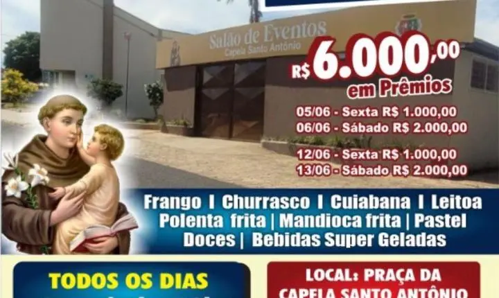 QUERMESSE EM LOUVOR A SANTO ANTÔNIO MOVIMENTA O JARDIM CISOTO EM JUNHO
