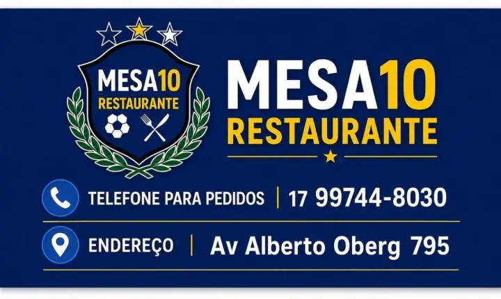 Sabor, qualidade e aquele almoço caprichado esperam por você no Mesa 10 Restaurante! 💙✨
