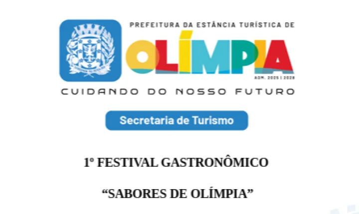 “Sabores de Olímpia”: Turismo lança Festival Gastronômico para valorizar culinária local