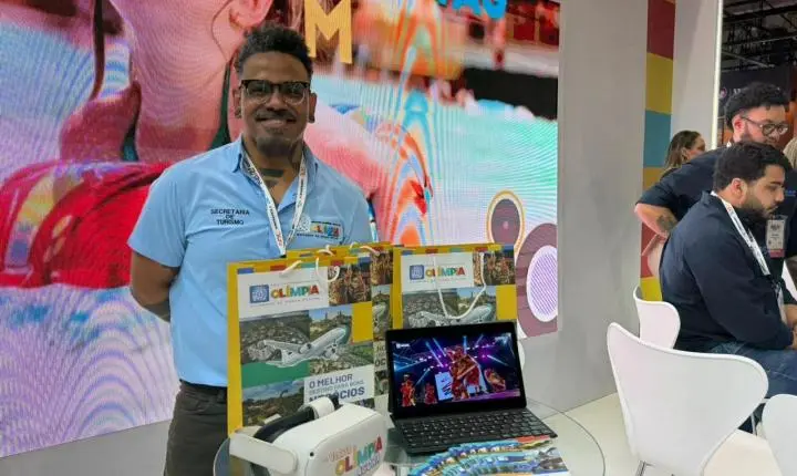 Secretaria de Turismo de Olímpia marca presença na 53ª ABAV Expo e destaca o potencial turístico do destino