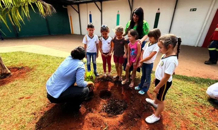 Semana da Árvore mobiliza cerca de 800 pessoas em ações de educação ambiental em Olímpia