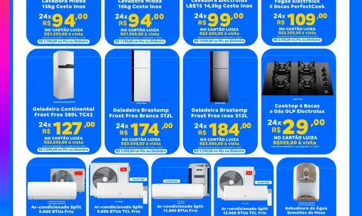TEM OFERTAS ESPECIAIS NO MAGAZINE LUIZA!