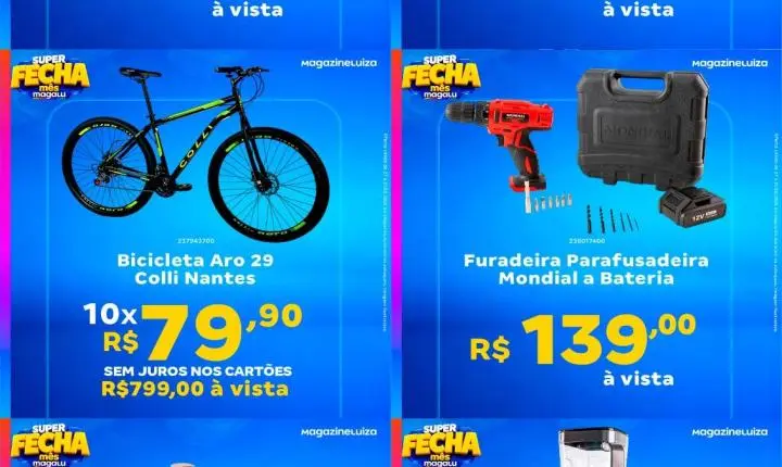 ÚLTIMO DIA DO FECHA MÊS MAGAZINE LUIZA! 💙