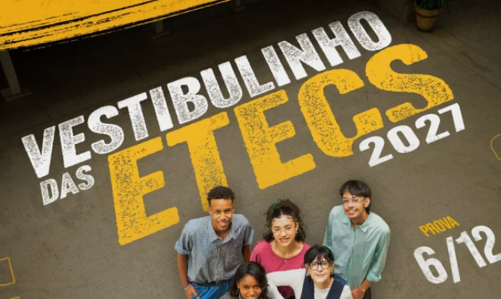 Vestibulinho da Etec de Olímpia recebe inscrições até 3 de novembro para o 1º semestre de 2027