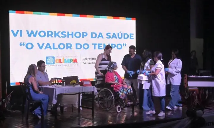 VI Workshop da Saúde reúne 400 profissionais da rede municipal de Olímpia em momento de integração, cuidado e valorização do servidor
